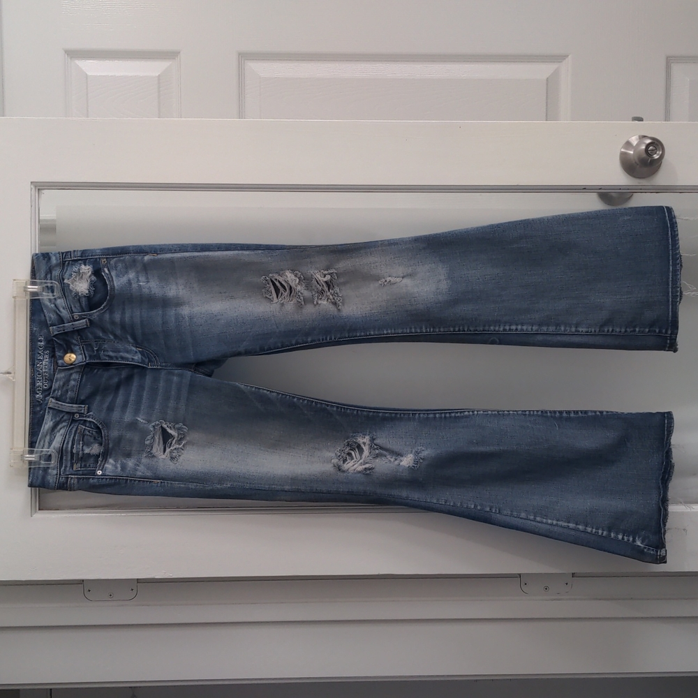 American Eagle Boho Artist Flare Legged Jeans